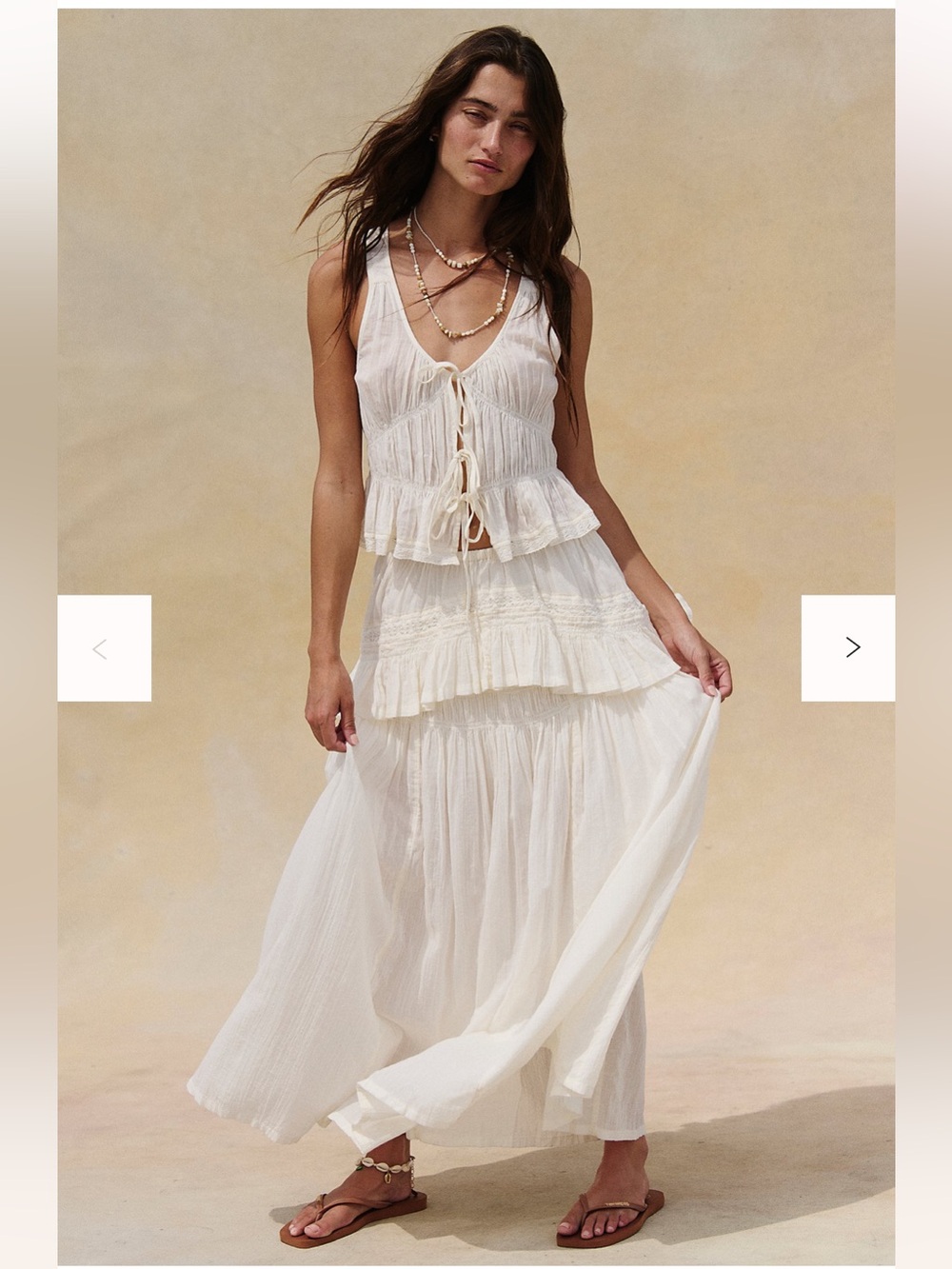Free People Bare Bliss Skirt Set